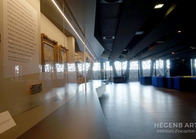 Vitrine d&rsquo;exposition pour le MUCEM