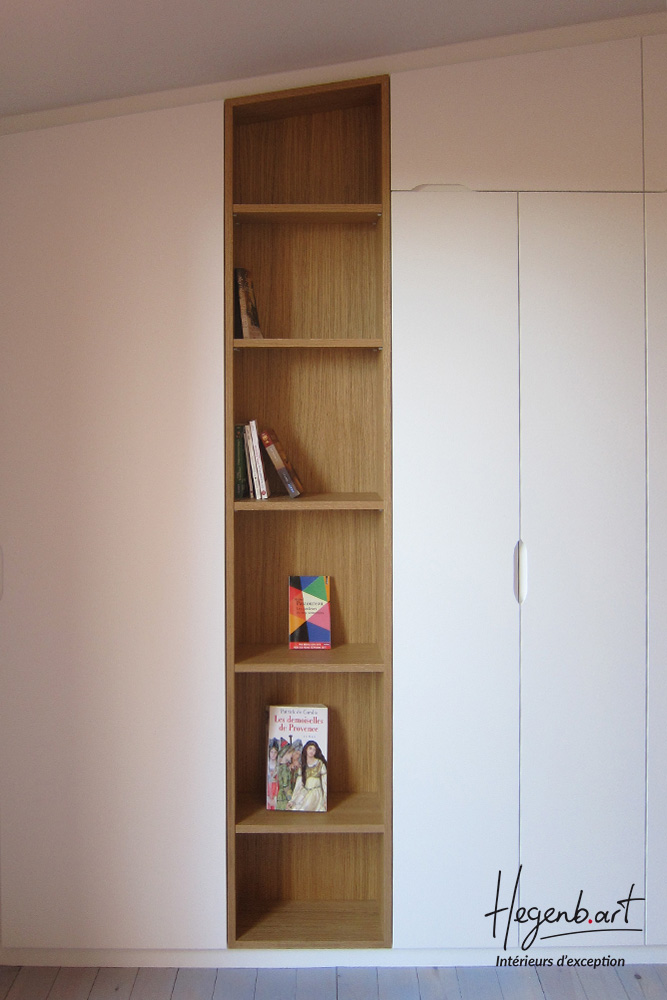 dressing sous pente avec niche decorative pour chambre parentale hegenbart dressings sur mesure provence