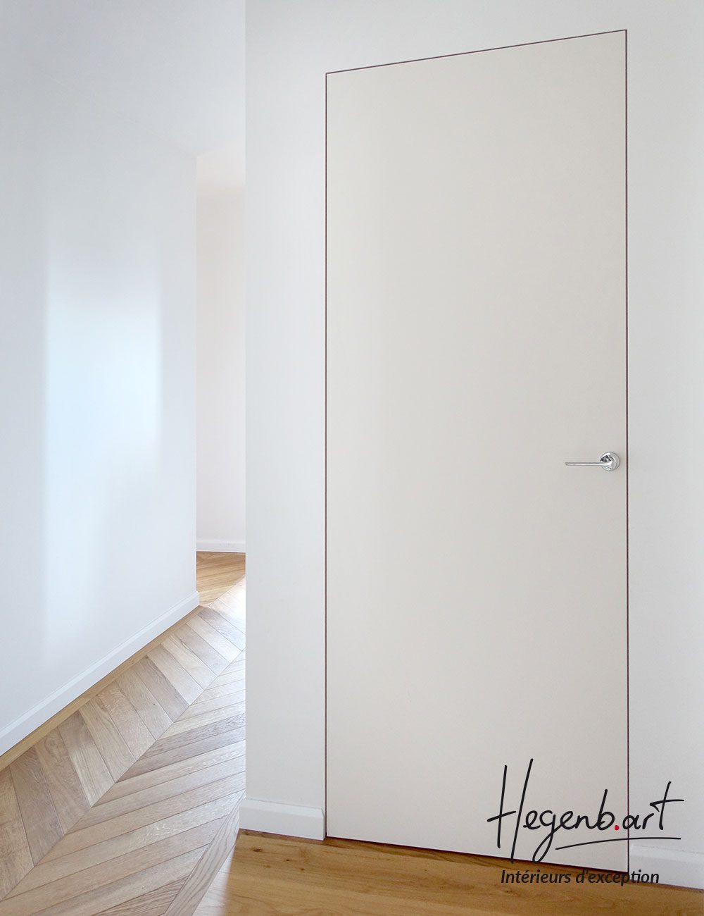 porte interieur sur mesure invisible sans dormant charnière tectus by hegenbart aix en provence