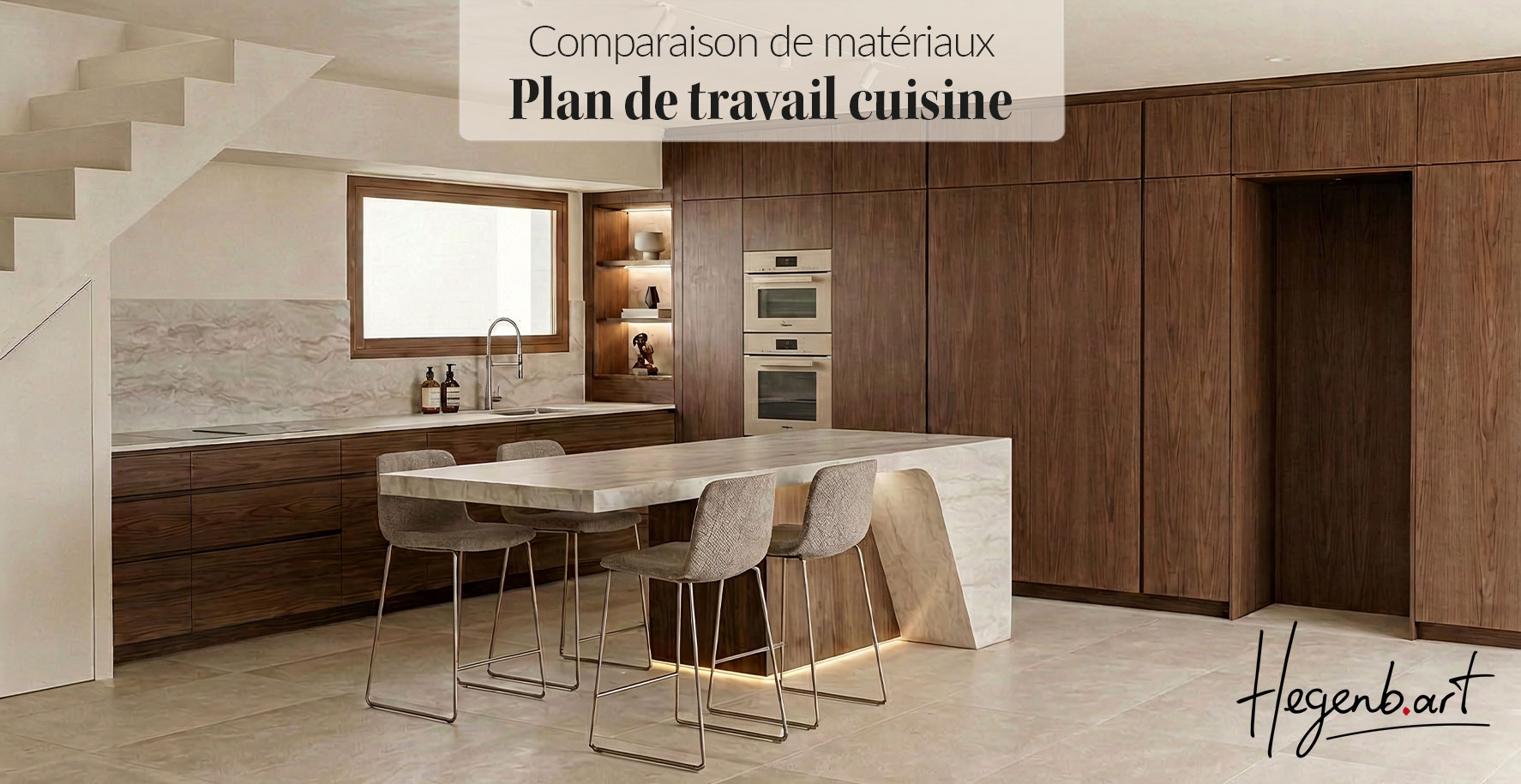 choisir son plan de travail pour une cuisine haut de gamme comparaison de materiaux hegenbart
