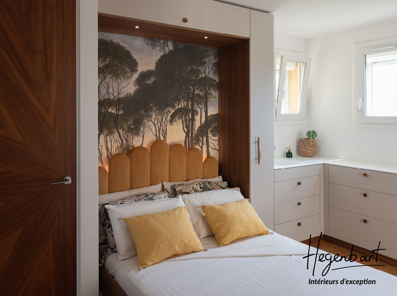 Lit escamotable sur mesure : une salle de jeux transformable en chambre d'amis Image